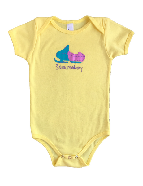 Unisex, snowmobile Onesie, made in usa, infant apparel, snowmobile apparel, kids snowmobile clothes, snowmobile baby, gift ideas for snowmobilers, gift ideas for sledders